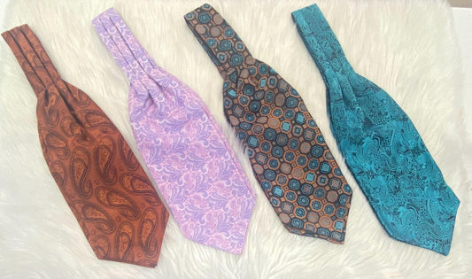 Silk Cravat Woven II Ascot Tie II Pocket Square