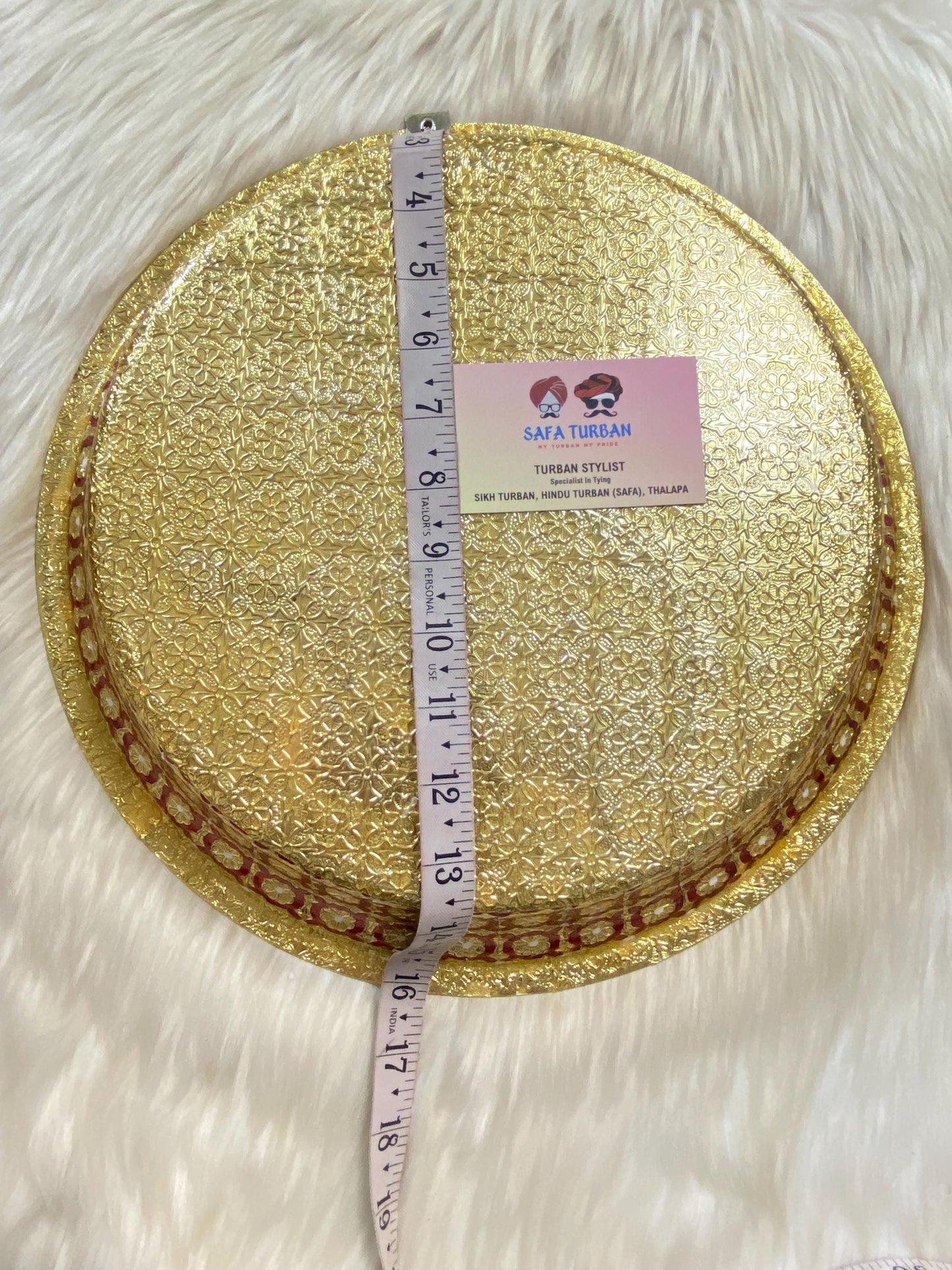 Decorative Meenakari Plate/Thalli/ Thaal for wedding,Shagun etc.