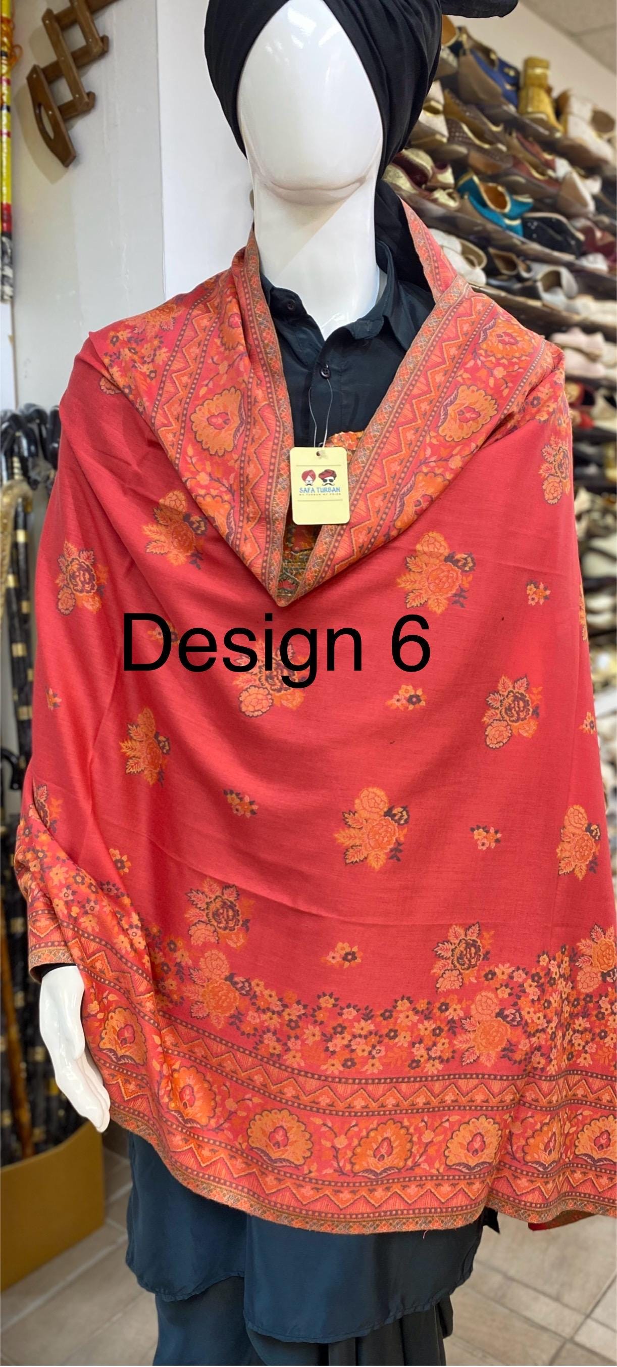 Unisex Pashmina Shawl/ pashmina Stole, Multicolour Woolen Shawl
