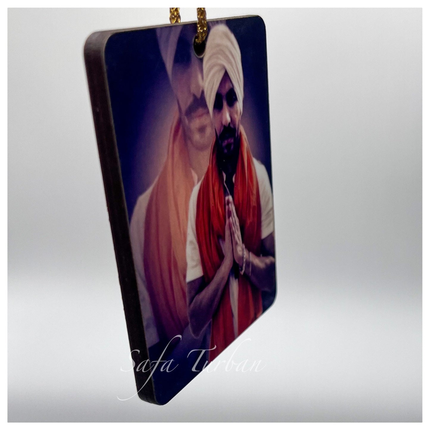 Car/Truck Hanging- Rear Mirror Hanging- Punjabi Car Hanging Accessories - Wooden Hanging- Deep Sidhu