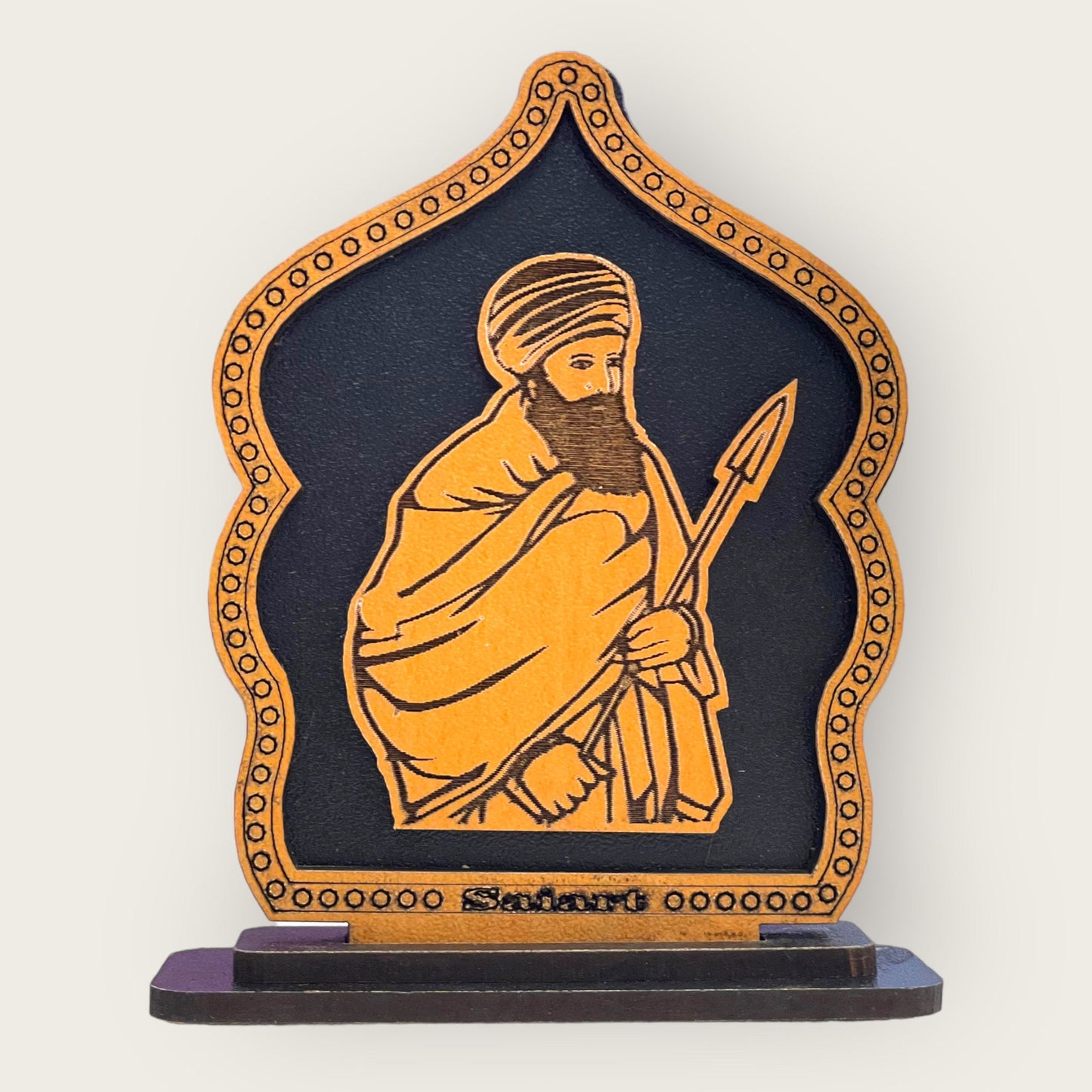 Wood Car/Truck/Office Dashboard/TableTop Display Accessories II Religious/Sikh item