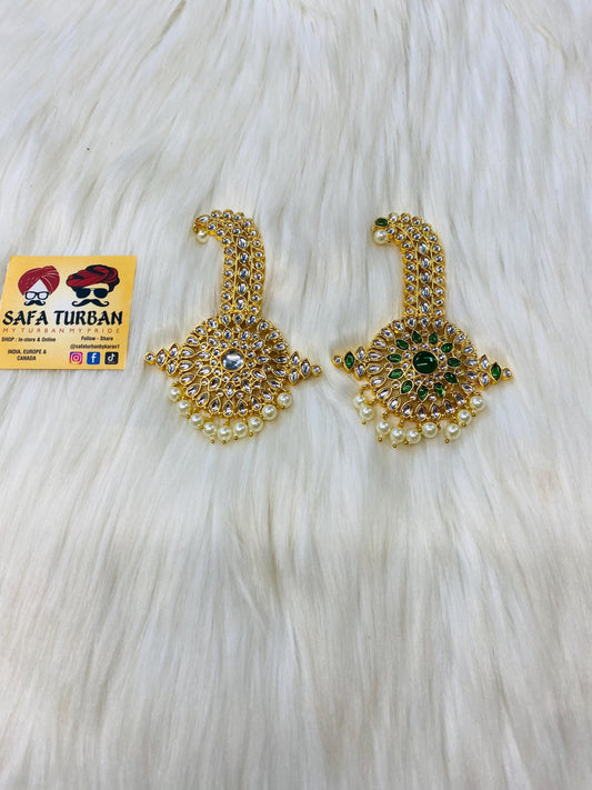 Indian Groom Wedding Accessories-  Kalangi/Kalgi for Men's Safa/Groom Pagdi