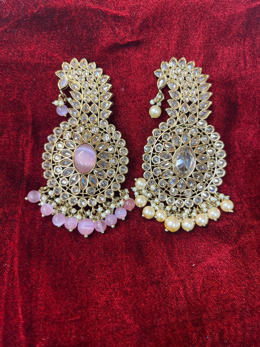 Indian Groom Wedding Accessories- Kundan  stone Kalangi/Kalgi for Men's Safa/Groom Pagdi
