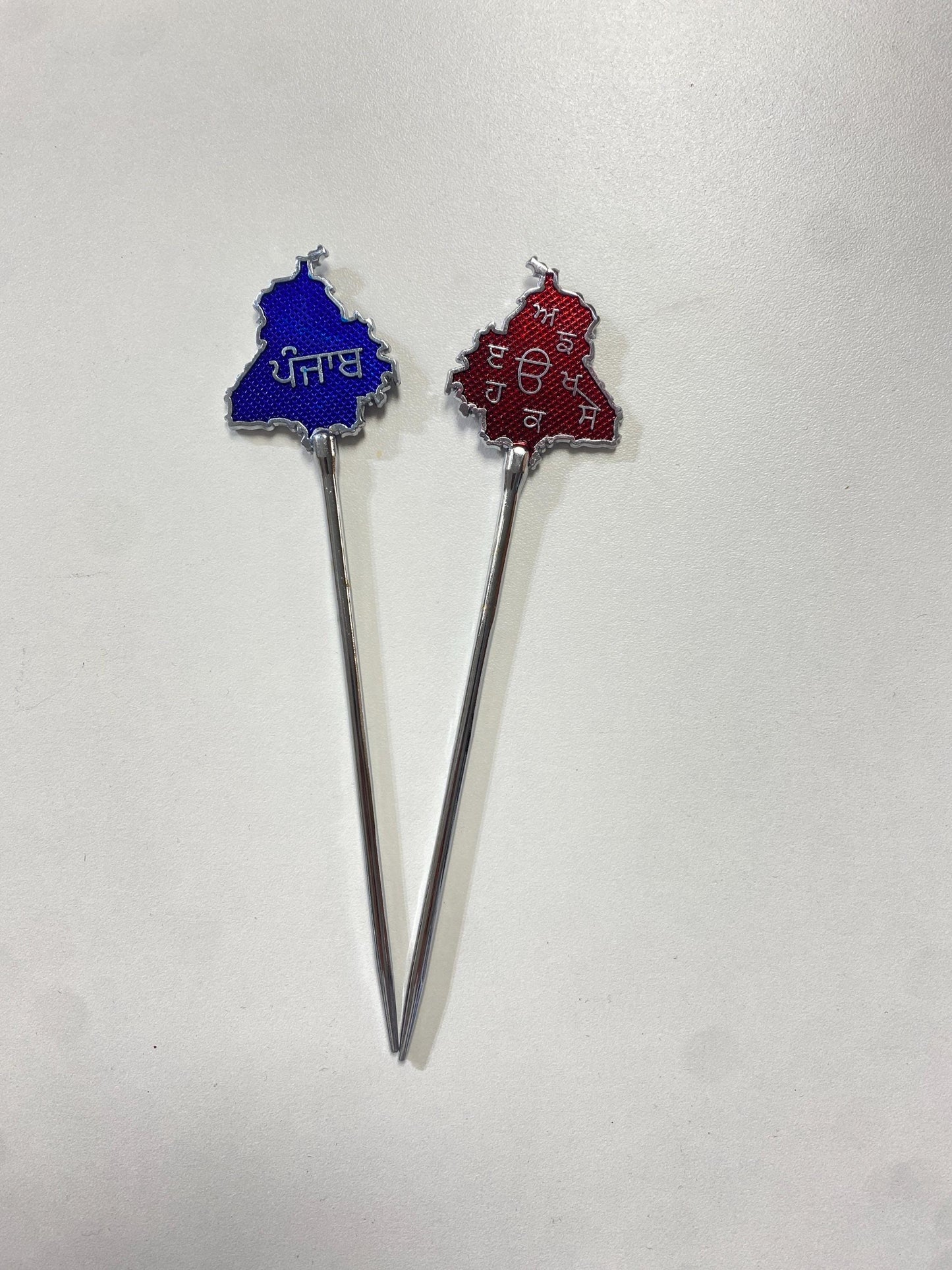 Punjab/ Gurmukhi Sikh Baaj/Salai and Pagg Pin for Turban/Patka/Dumala
