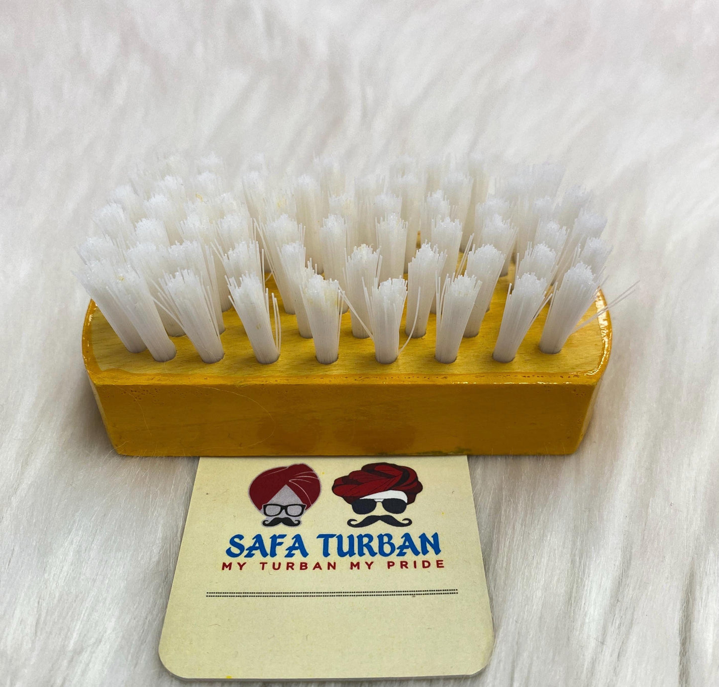 Wood Brush-Wood Colour (carmel) II For Beard| Non-static | Eco-Friendly