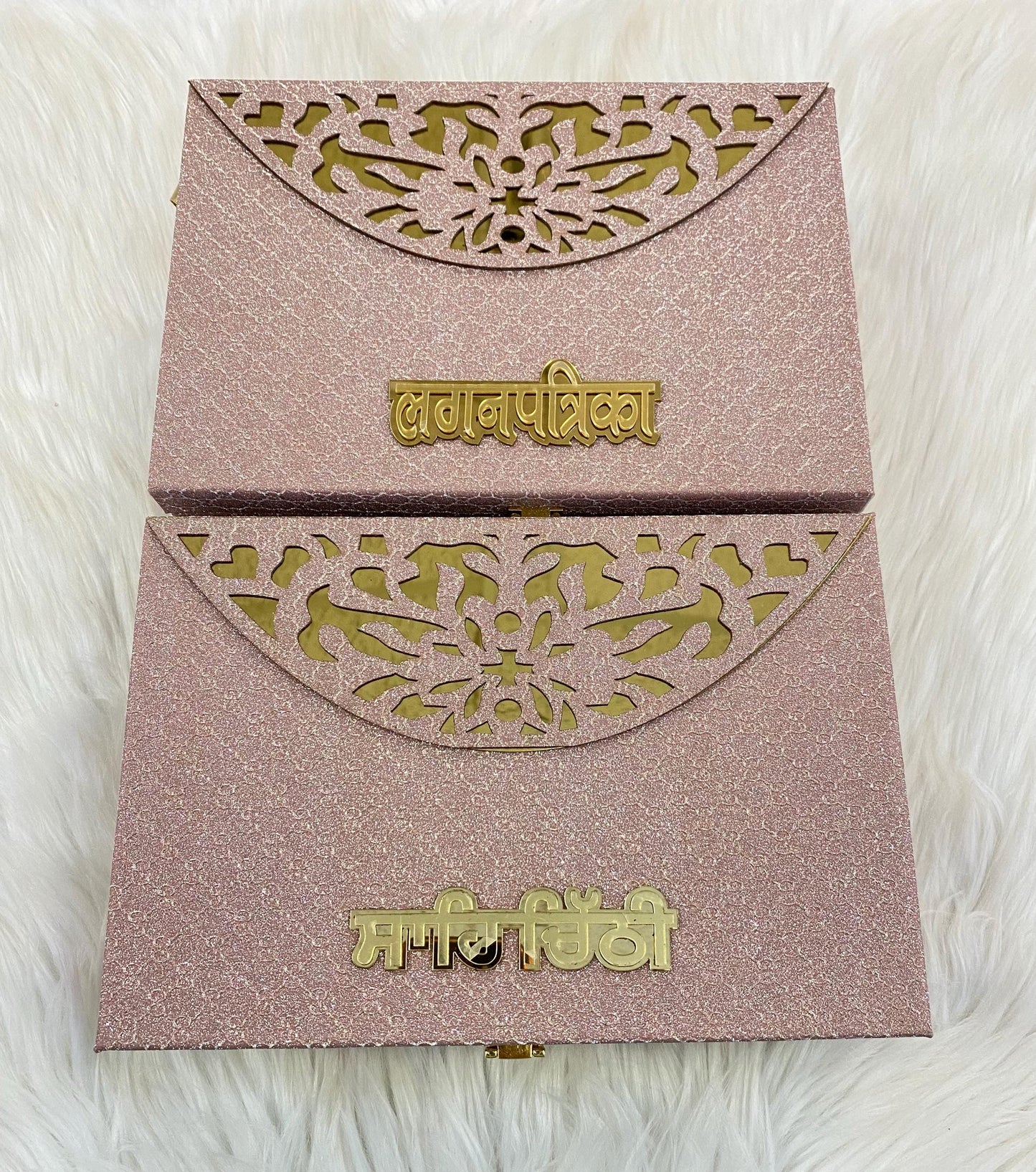 Wedding Invitation- Designer Musical Lagan Patrika/Shahi Chitthi for Marriage Invitation and Sagan in Hindi and Punjabi (Set of 1)