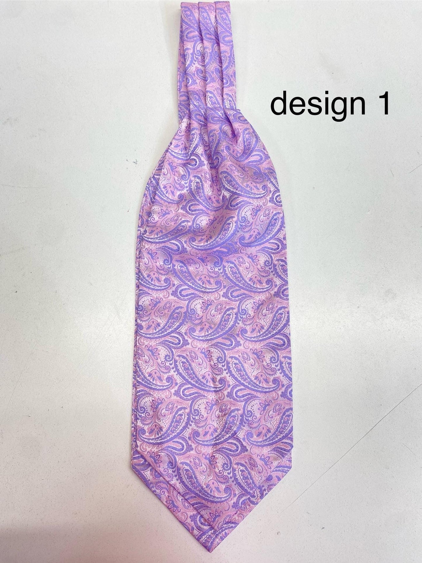Silk Cravat Woven II Ascot Tie II Pocket Square