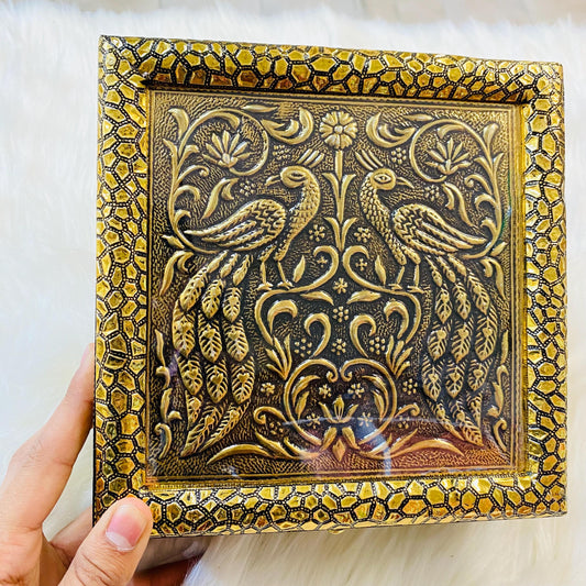 Decorative  Heavy Wooden  Handicraft Empty Dry Fruit Gift Jar Box/Gifting Box/Wedding Box/Jar Box