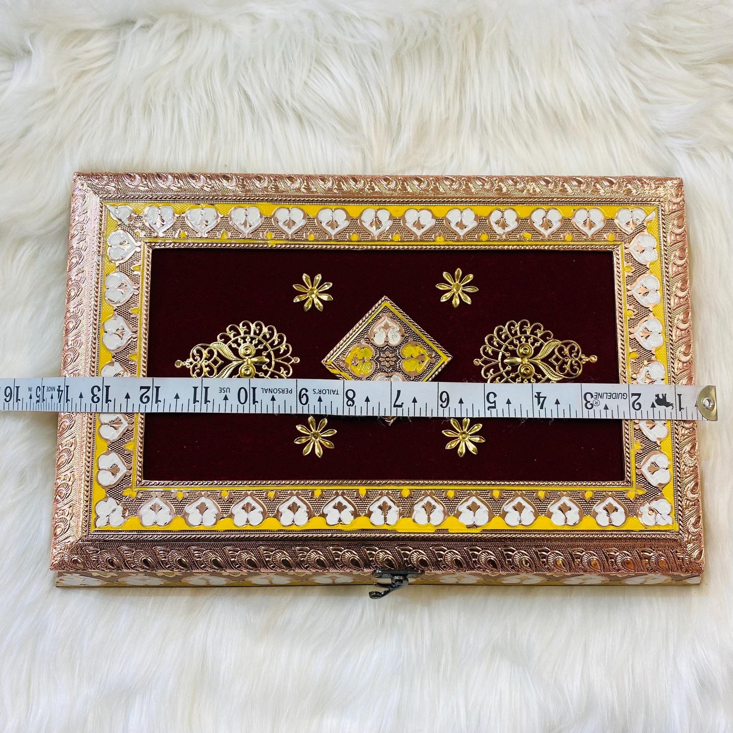 Decorative  Heavy Wooden  Handicraft Empty Dry Fruit Gift Box/Gifting Box/Wedding Box (empty box only)