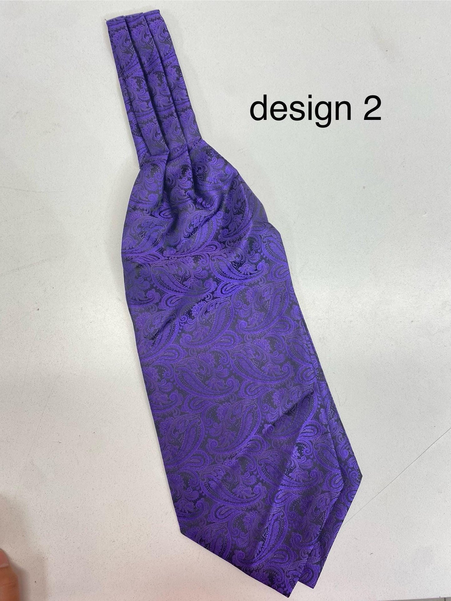 Silk Cravat Woven II Ascot Tie II Pocket Square