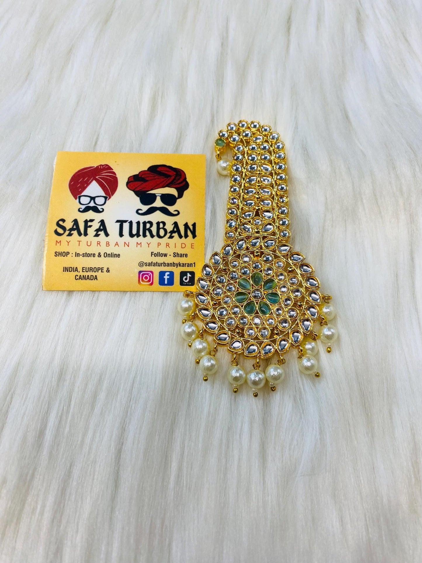 Indian Groom Wedding Accessories-  Kalangi/Kalgi for Men's Safa/Groom Pagdi