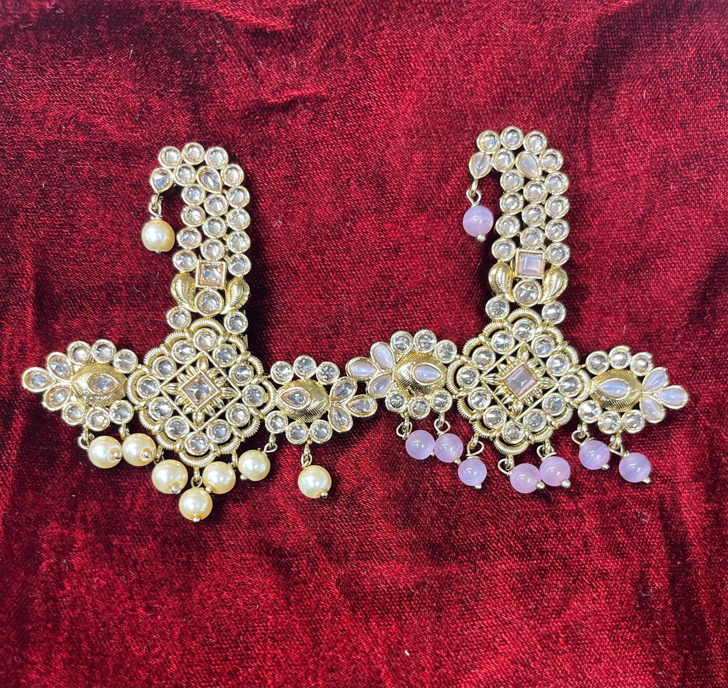 Indian Groom Wedding Accessories- Kundan  stone Kalangi/Kalgi for Men's Safa/Groom Pagdi