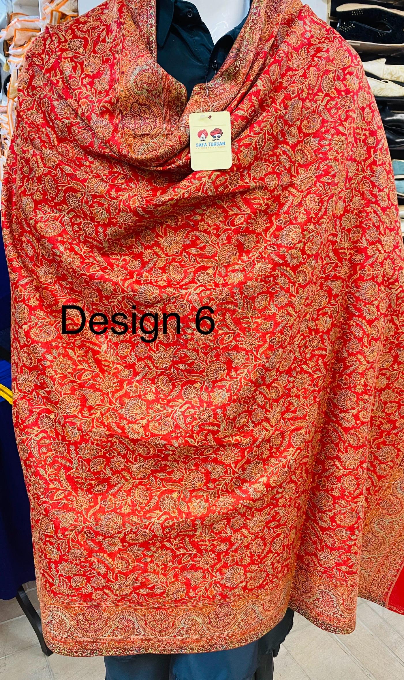 Unisex Pashmina Shawl/ Pashmina Stole Dupatta, Multicolour woolen Shawl