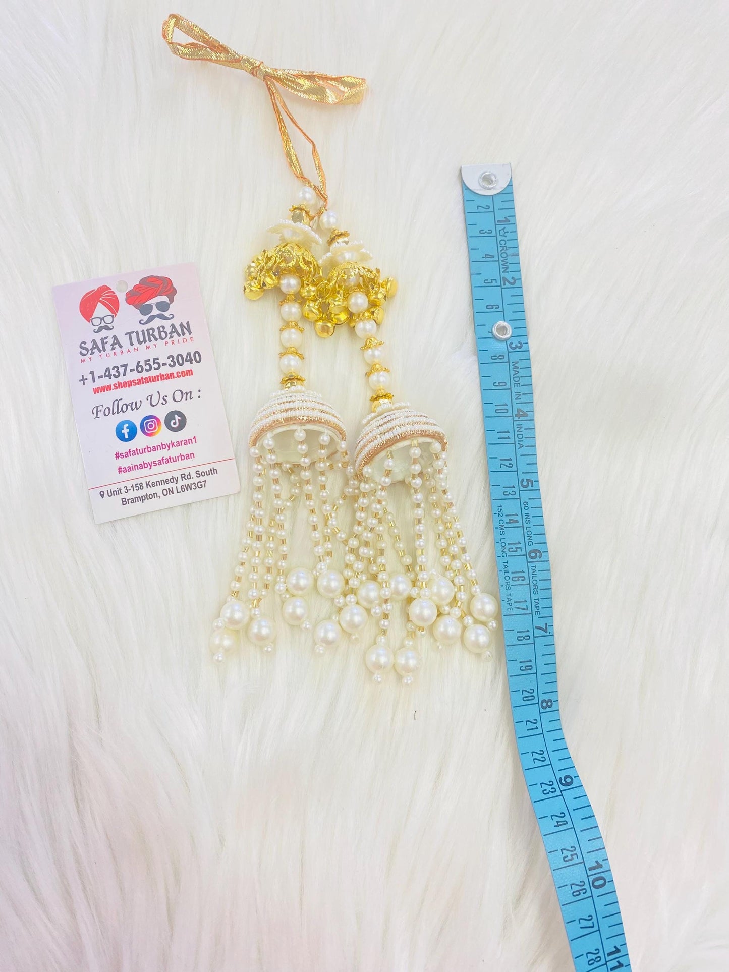 Beautiful Bridal Kaleera Small size pearl Kaliras for Bride & Women Hand Hanging Kalera(sold as pair)