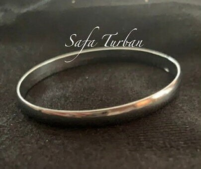 Sikhi Accessories- Kada (Boys, Girls, New Born, Toddler Size) With round soft edges) 0.1" thickness II traditional sikhi kara