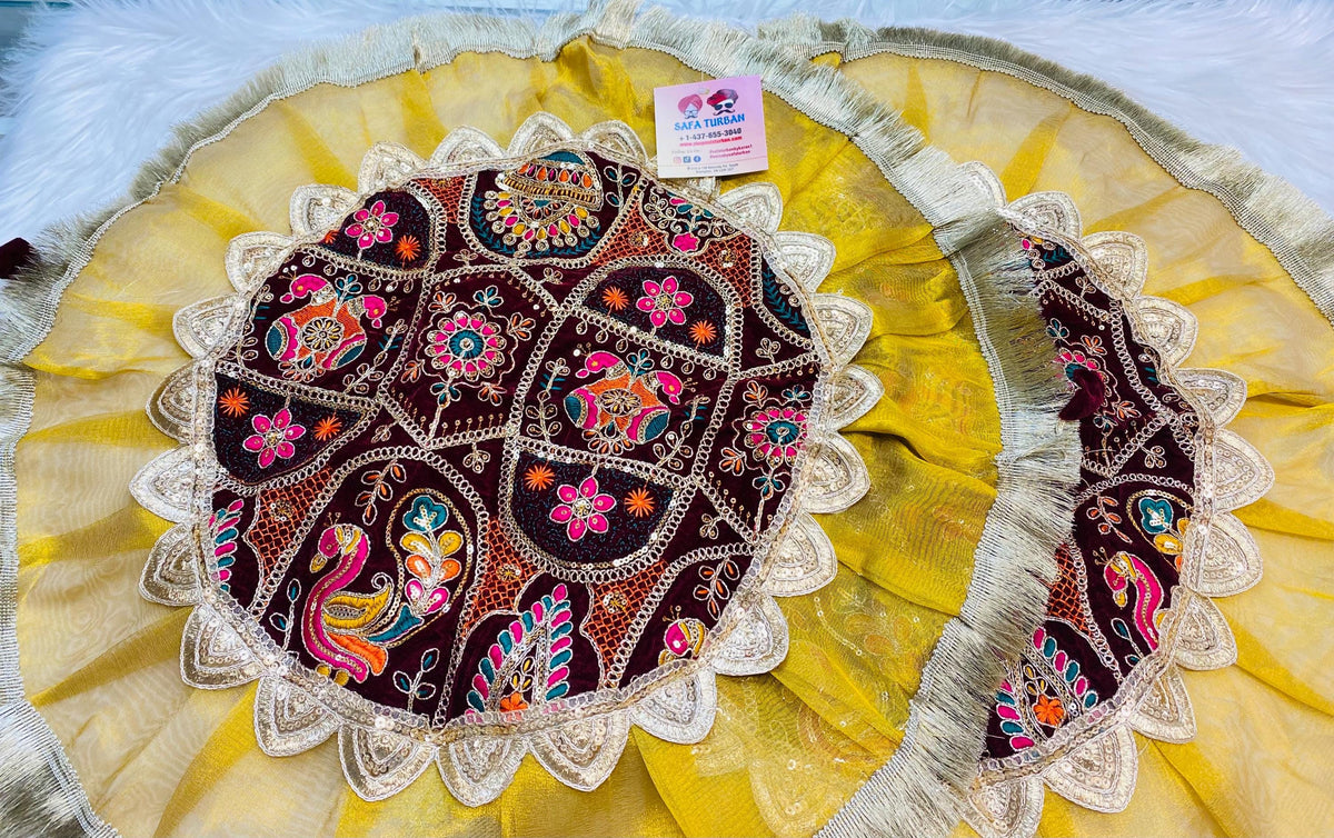 Wedding Accessories- 2 piece Lap Cover Set/ Bride & Groom Shagun/ Shagan Drawstring Bags / Wedding / Wedding Accessories