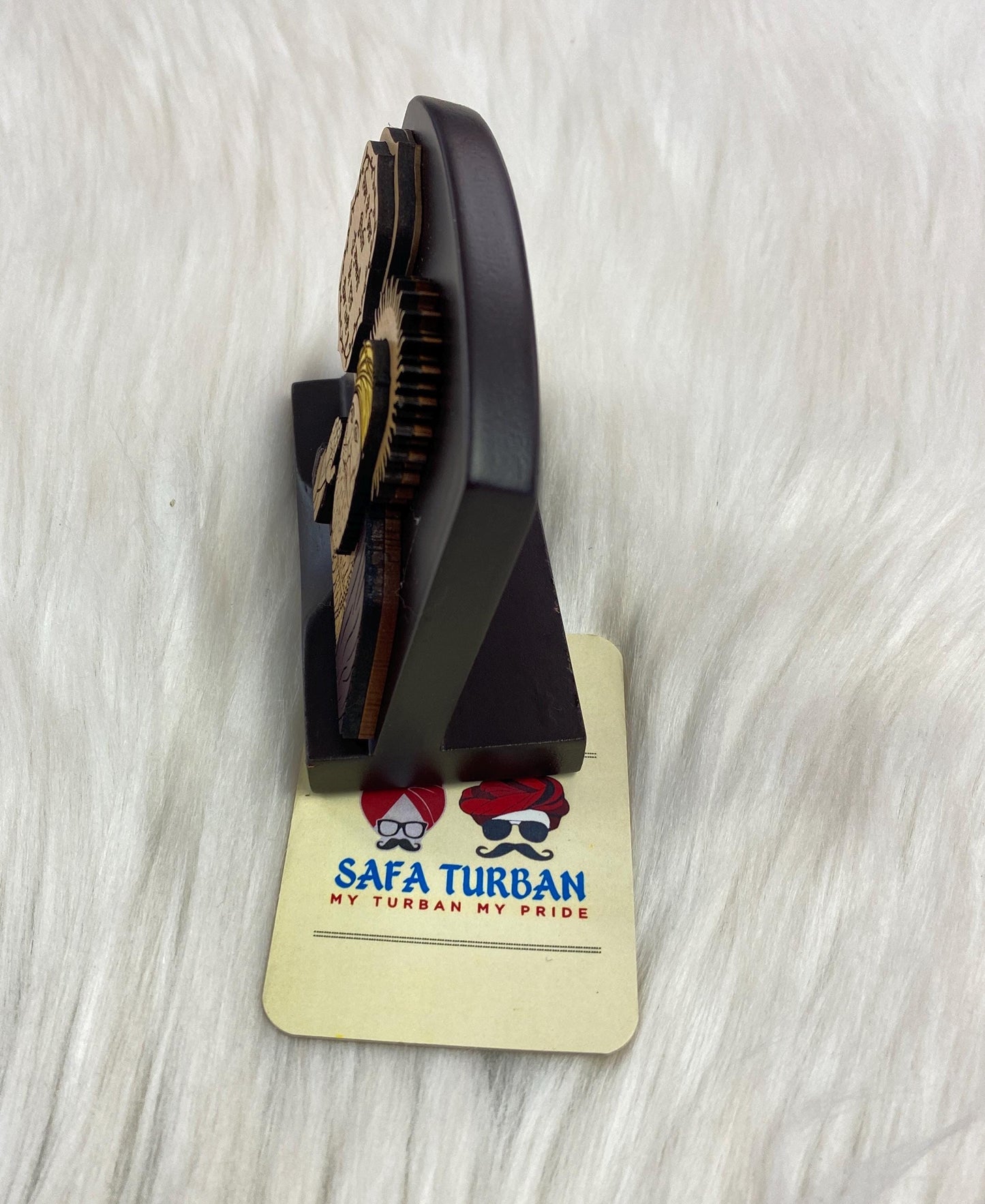 Wood Car/Truck/Office Dashboard/TableTop Display Accessories/Religious/Sikh item