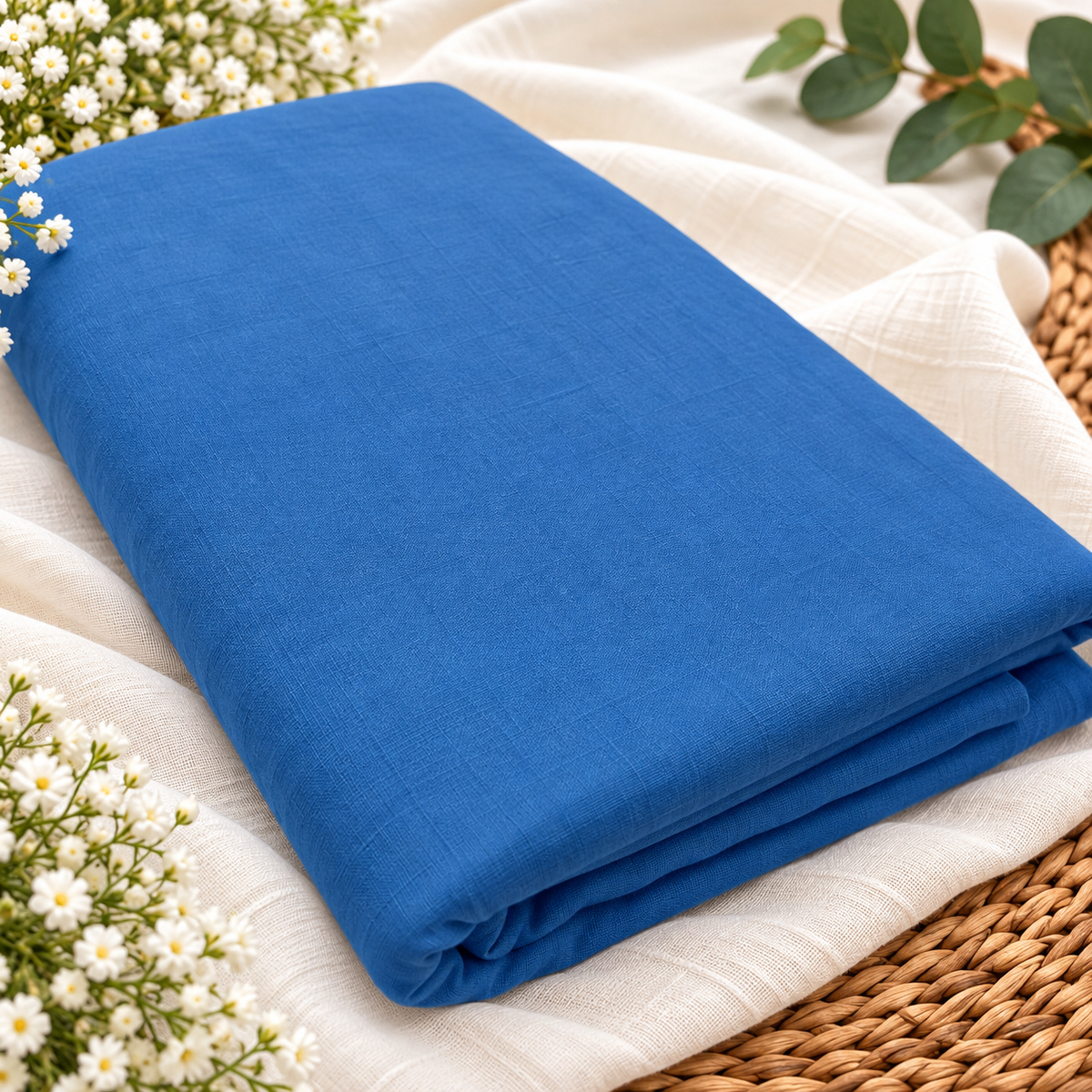 Sikh Turban- Denim Blue (Dark Sky Blue)(Full Voile and Rubia(Medium)/Half and Half Voile) (Copy)