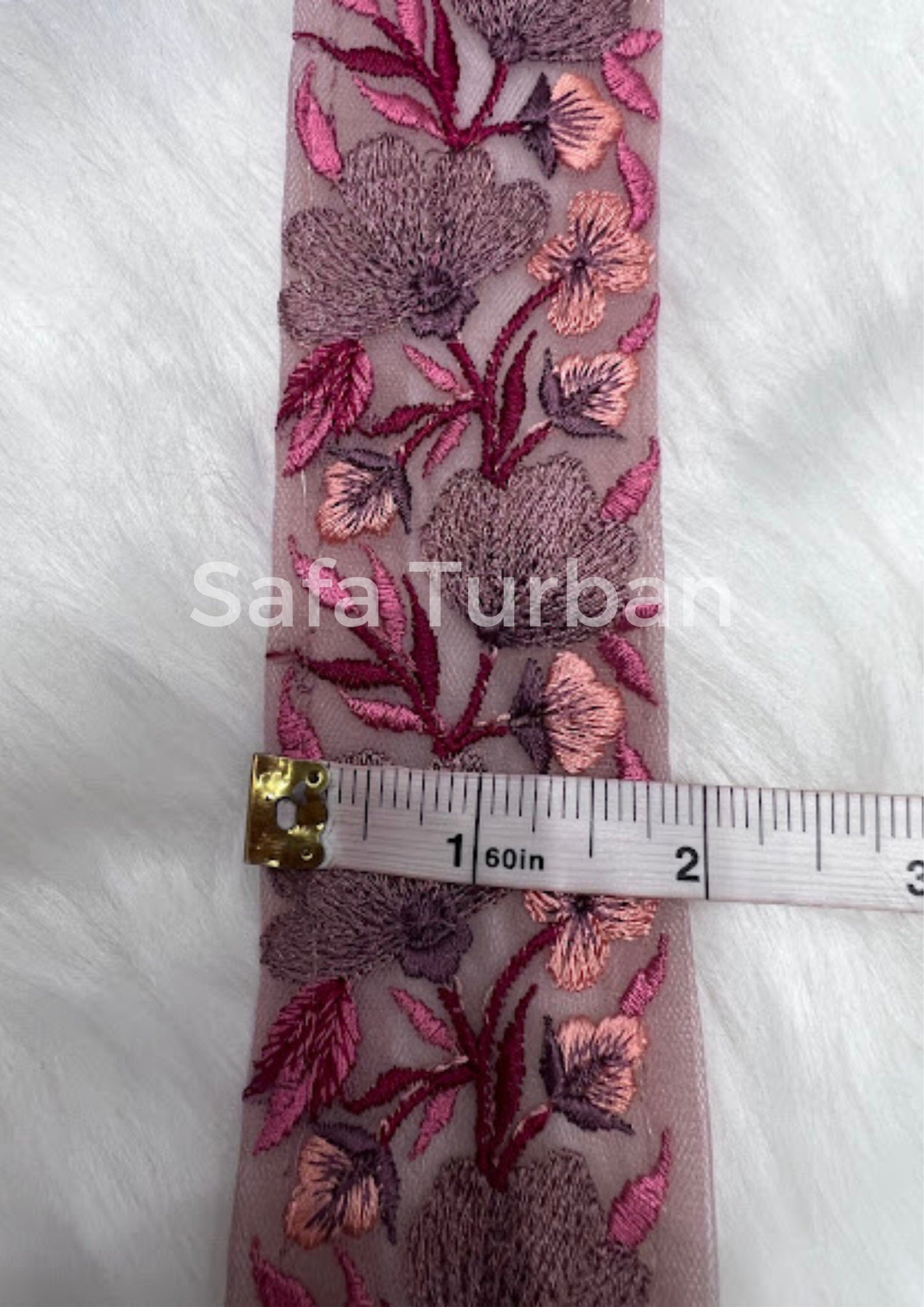 Highlight Border Lace for Dresses, Sarees, Lehenga, Suits, Blouses, Dupatta, Chunri, and Craft (1.80" wide)