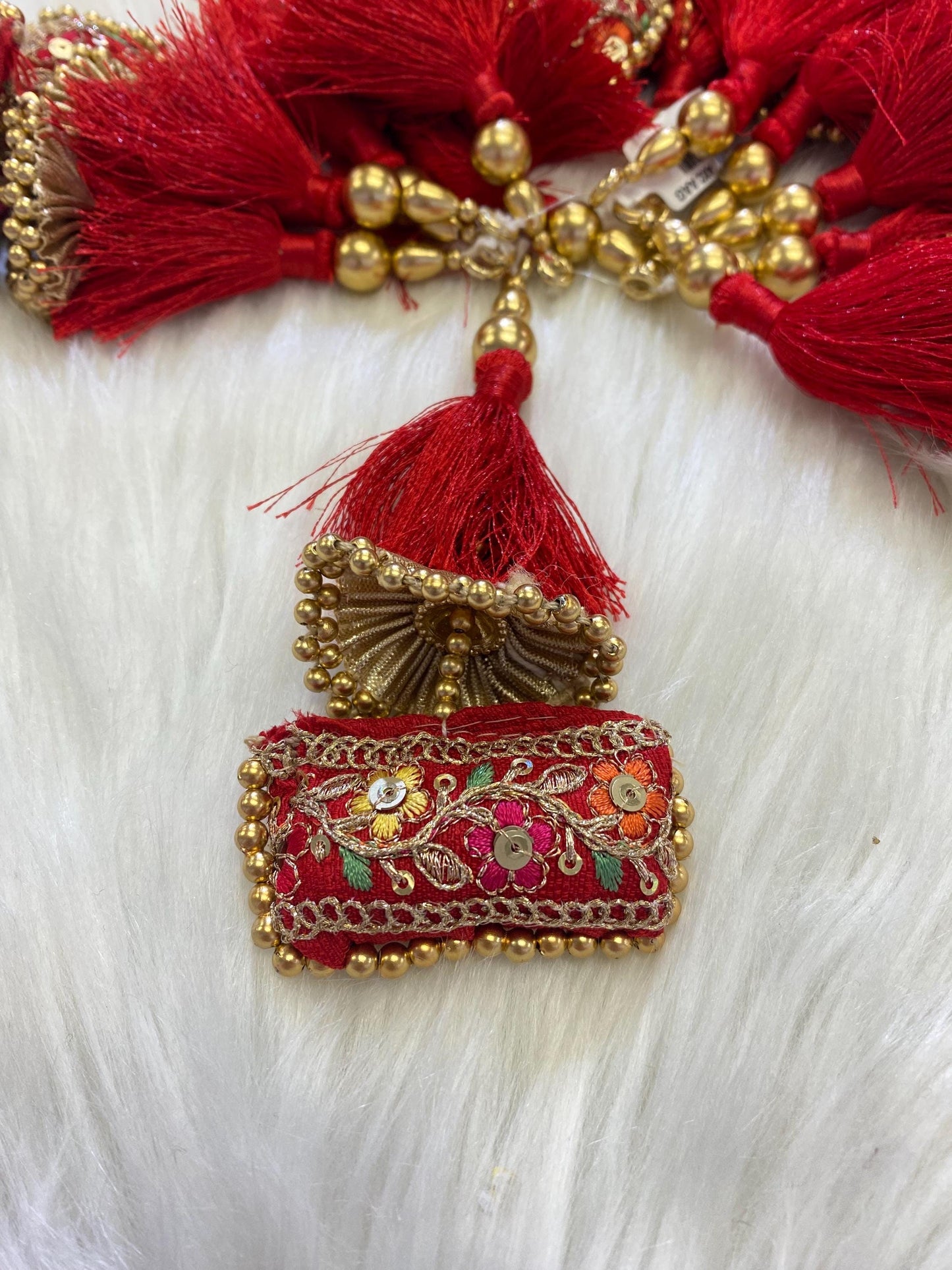 Fashion Handmade Latkan, Stylish Heavy Long for Lehenga, Chunni Border, Hanging Latkan for Lehenga, Handmade Pillow Shaped latkan