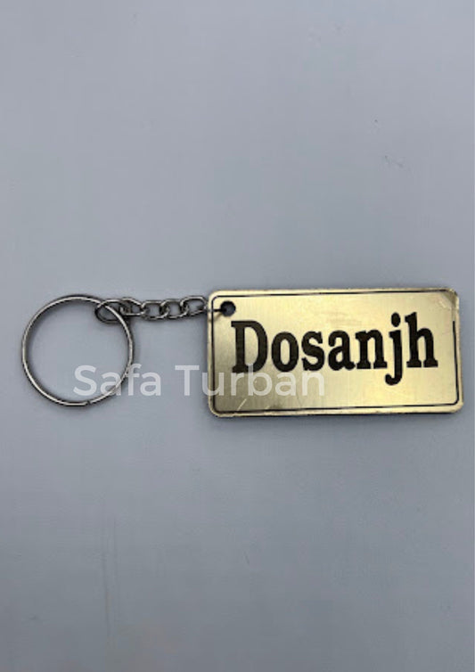 Car/Truck/Bike Custom Key Hanging- Customized Keychain for Car, Bike, Truck- Keychain- Last name keychain- Punjabi key chain