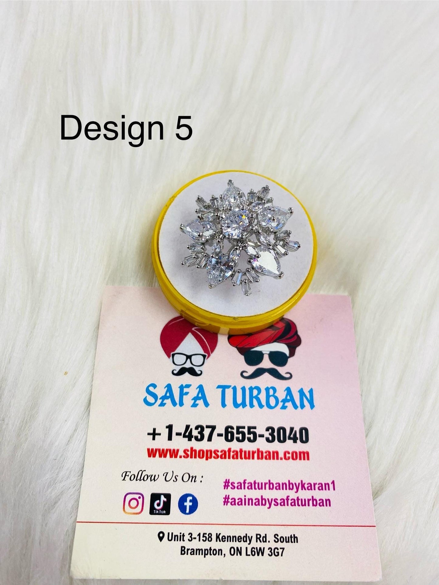 American Diamond Look/Artificial Silver Ring For Women and Girls