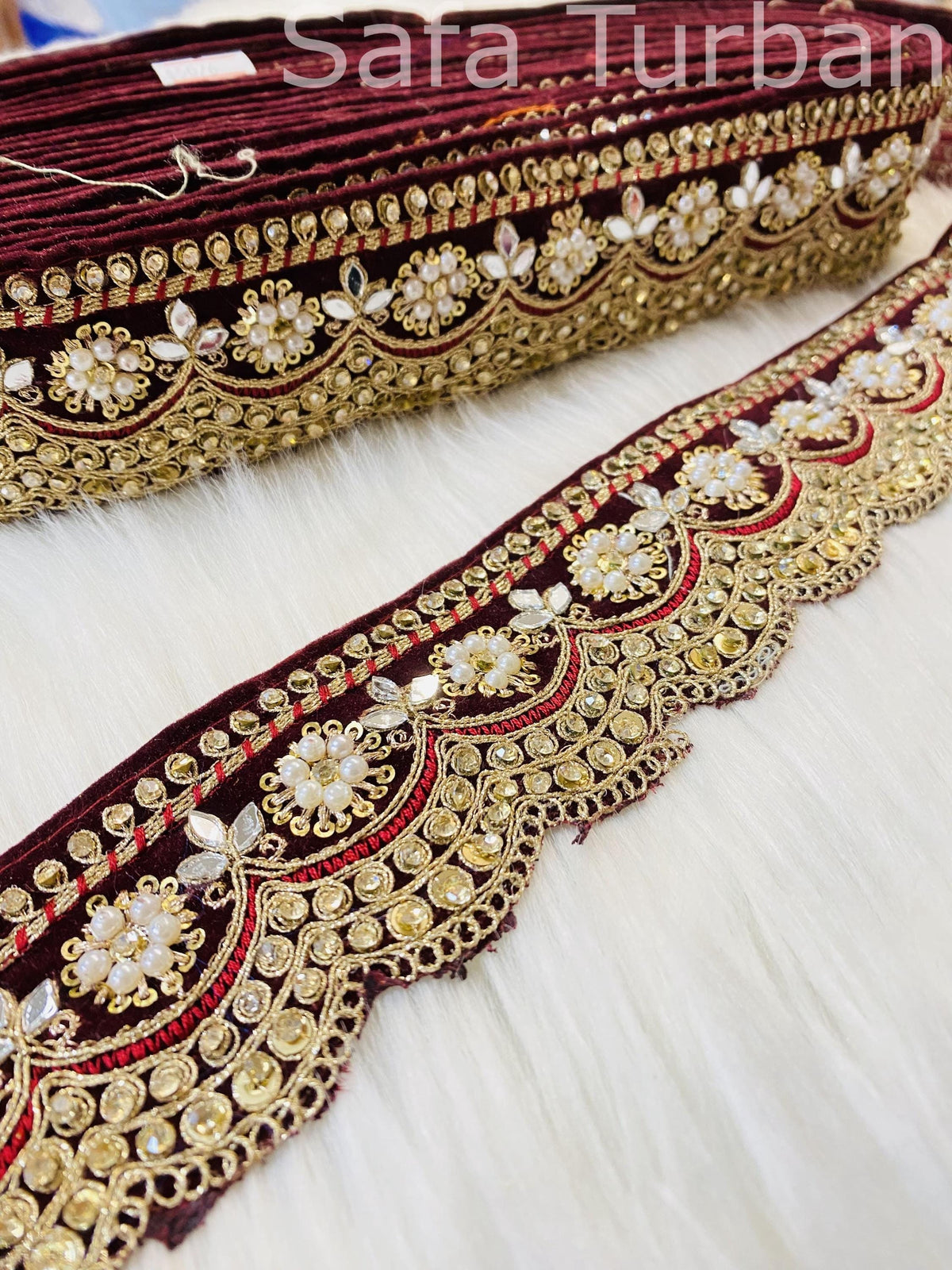 Decorative Fabric Lace for Dresses, Sarees, Lehenga, Suits, Blouses, Dupatta, Chunri, and Craft