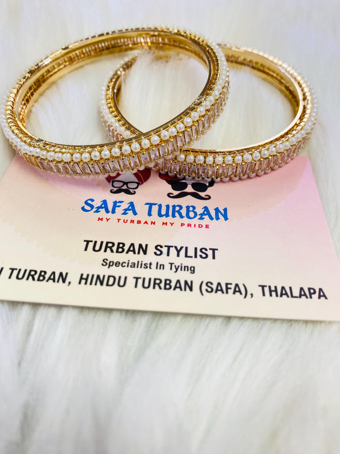 Bangles- AD Gold- Metal Bangles/Wedding bangles/Kada bangles /Stone bangles (Set of 2 BANGLES)