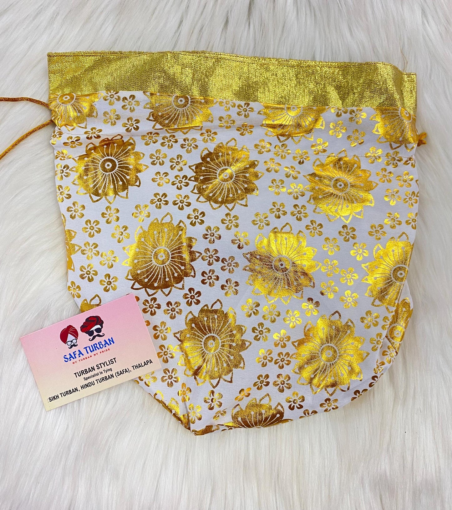 Indian Wedding- Large/Medium Size Desi Mithai/ Bhaji/Ladoo Bag- Potli Bag for Return Gifts Wedding II Sweets Bag Gift II