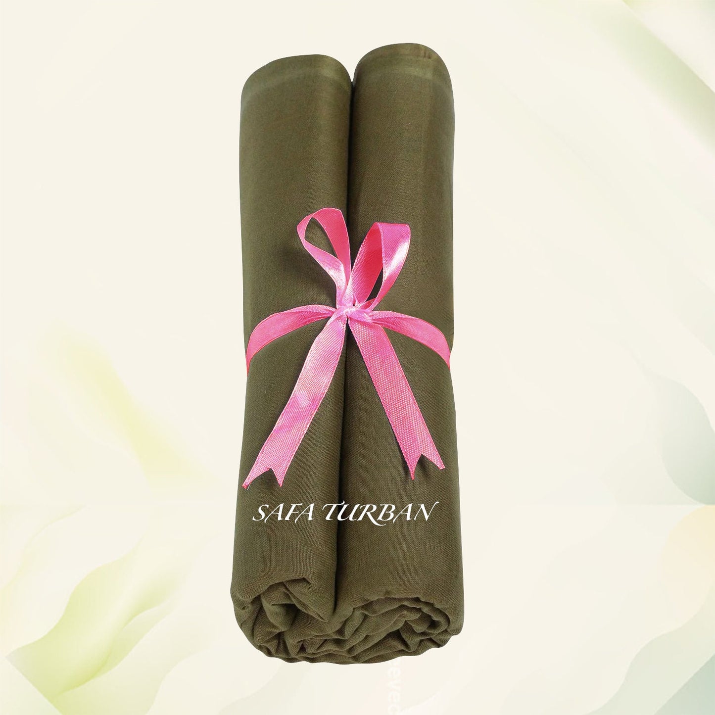 Sikh Turban- Dark Mehndi Green (Full Voile and Rubia(Medium)/Half and Half Voile), Sikh Turban, Turban Fabric