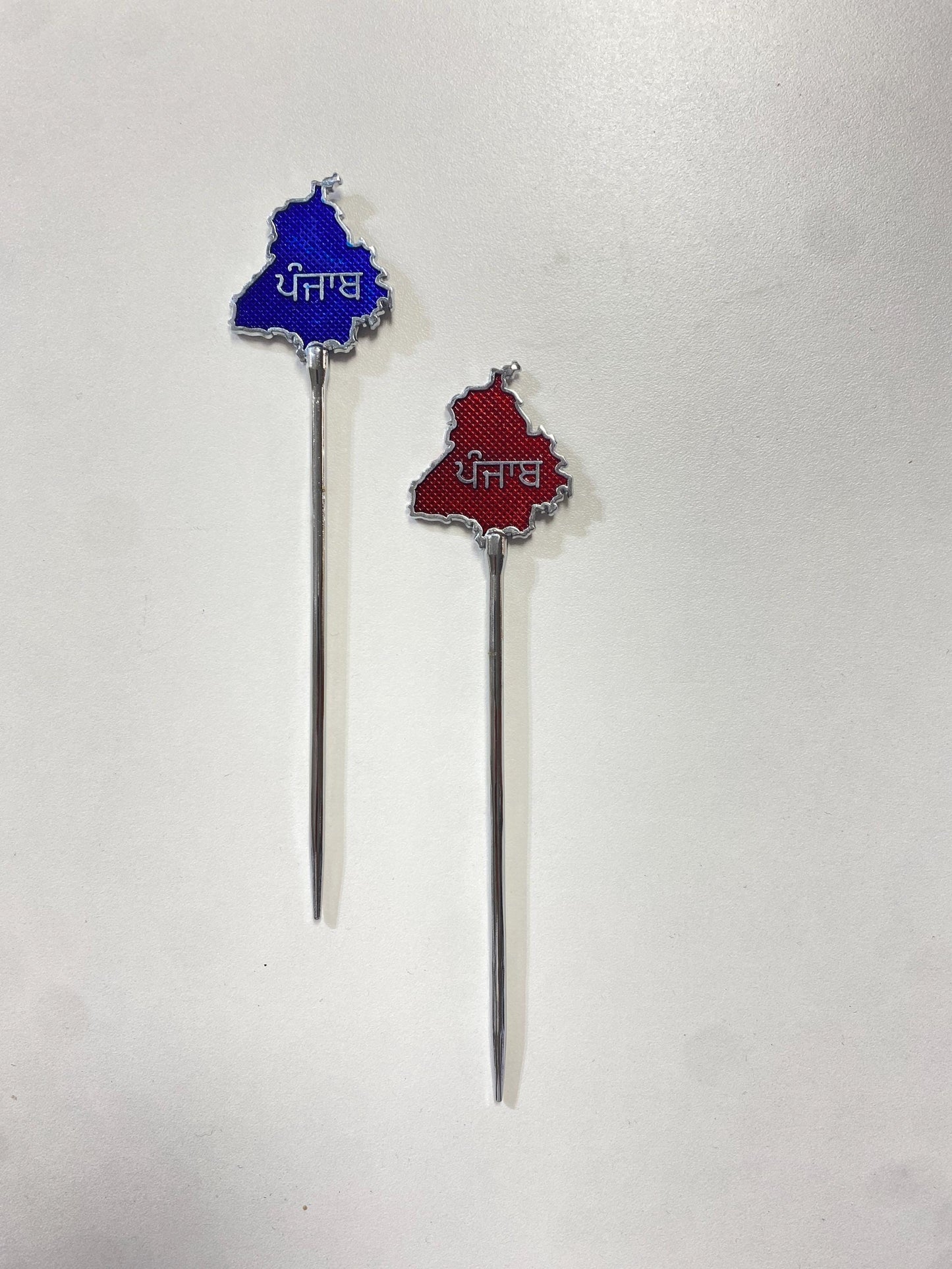 Punjab/ Gurmukhi Sikh Baaj/Salai and Pagg Pin for Turban/Patka/Dumala