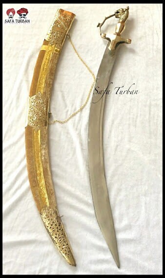 Wedding Sword in Velvet Fabric / For wedding purpose, showpiece purpose or gifting purpose