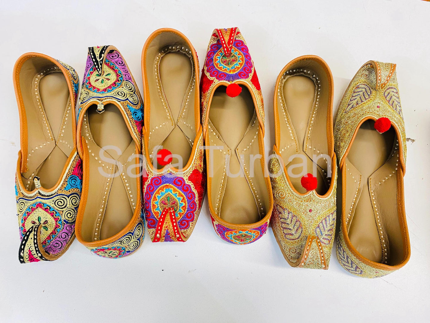 Sherwani Wedding Jutti- Ethnic Jutti for Men and Boys, Multi Colour Mens Daily Party Office Wear Punjabi Jutti, Mojari Jutti