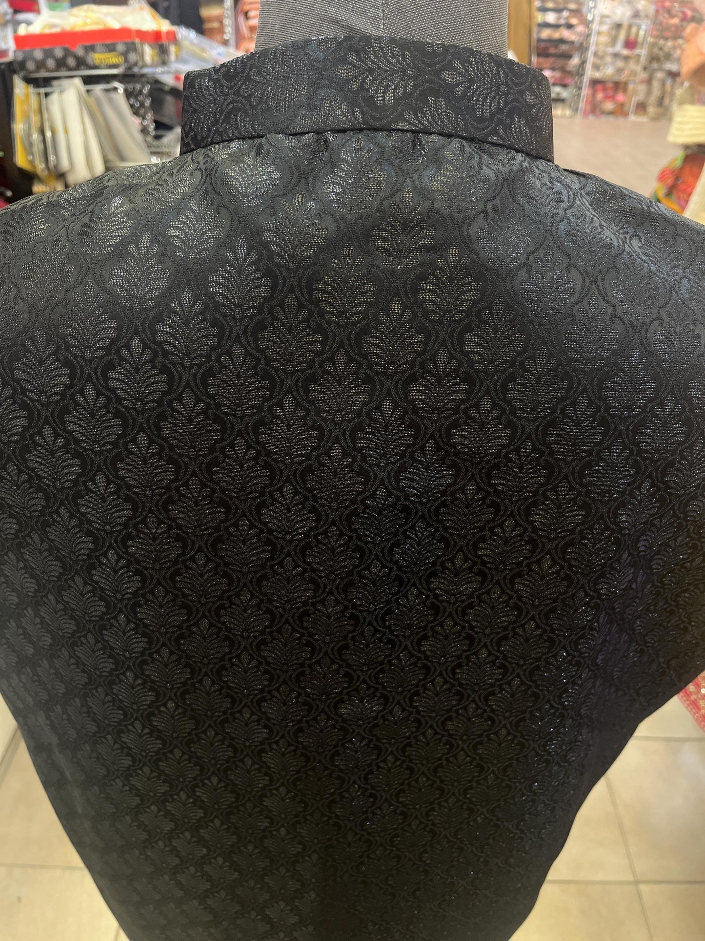 Designer Black Men Vests- Men Vests- Wedding Vest, Kurta Pajama Vest, Prom Party Dress, Casual Wear (Size available 38,40,42,44,46)
