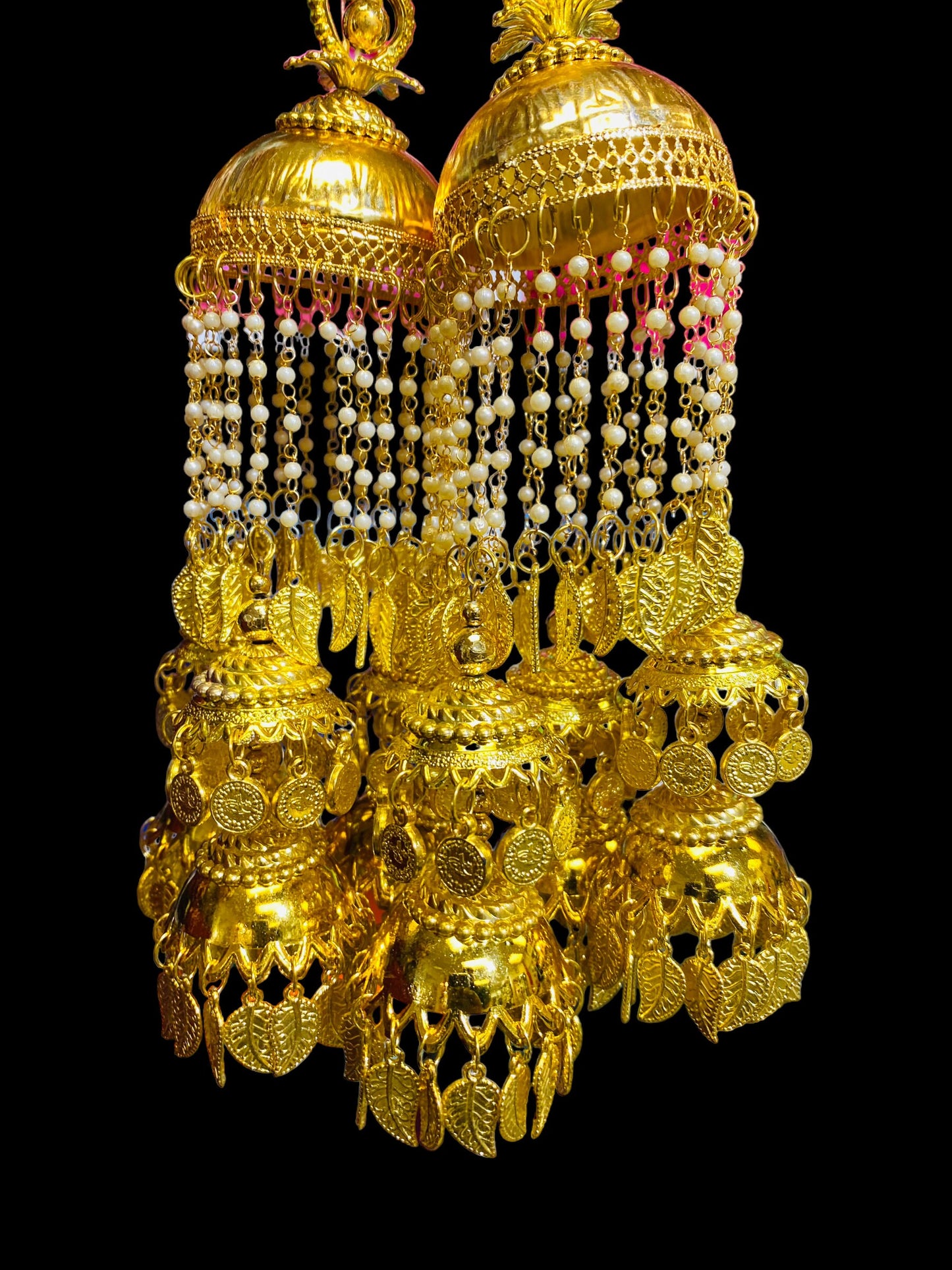 Beautiful Bridal Kaleera Traditional Big Size Kaliras for Bride & Women Hand Hanging Kalera(sold as pair)