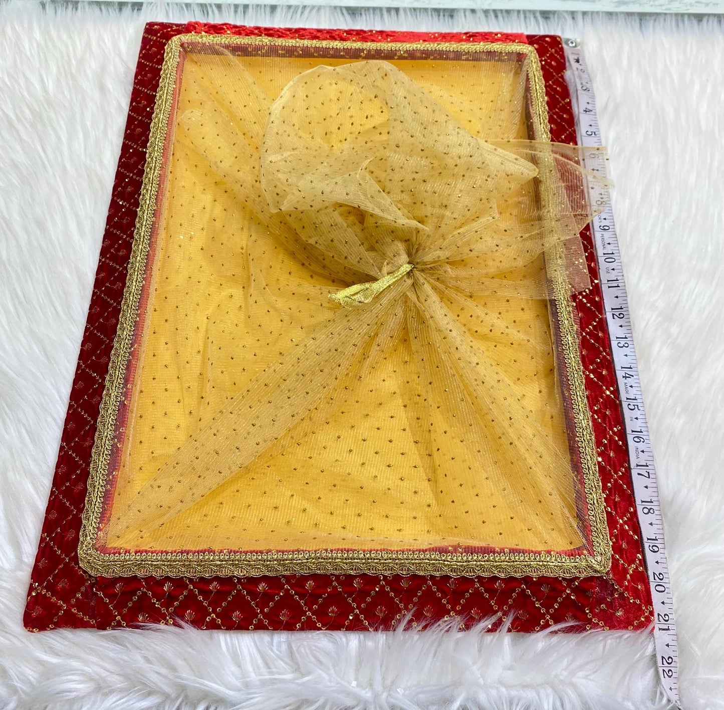 Decorative Wedding Tray/Trousseau Tray/Gifting Tray/Packing Tray