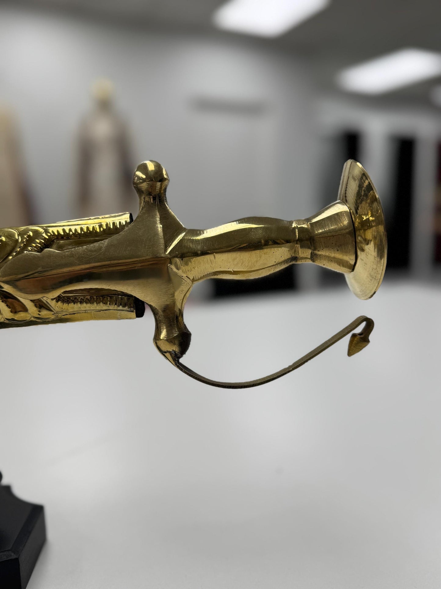 Indian Wedding Decorative Sword/Kirpan- Golden Sword with Golden work handle/For wedding purpose/Indian Rajput Wedding Sword