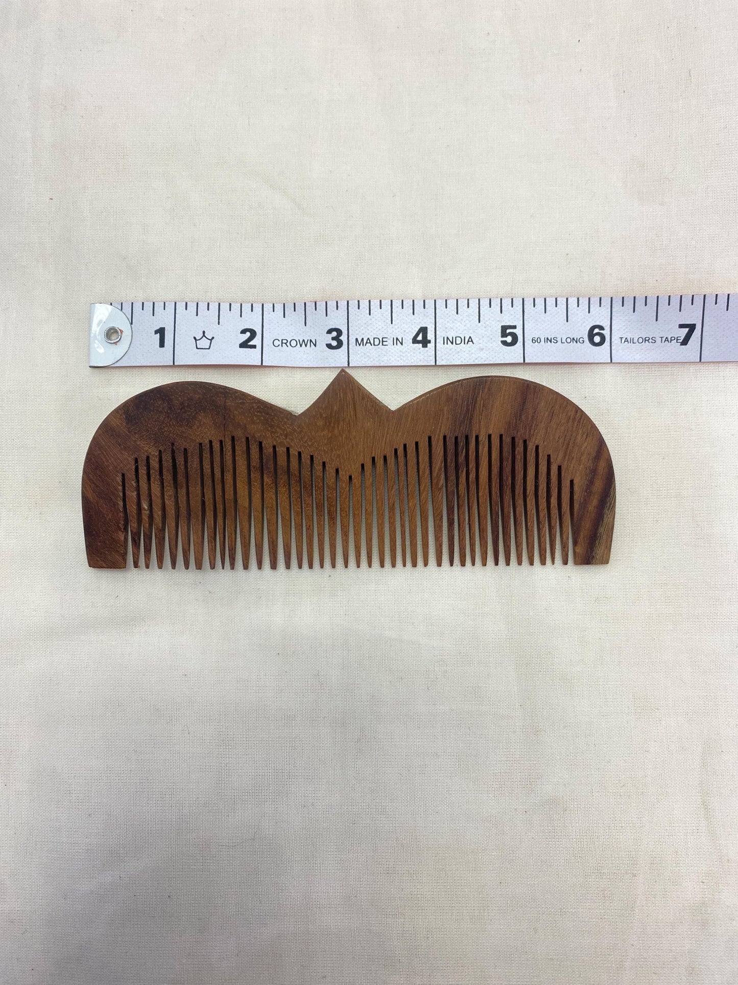 Pure Wood Comb- Wood Colour (Brown) II For Women/Men/Kids | Non-static | Eco-Friendly
