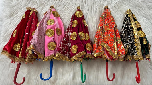 Indian Wedding decoration small Umbrellas ,stage decoration,Haldi,Mehndi,Jaggo Decor (Mix and Match colour)