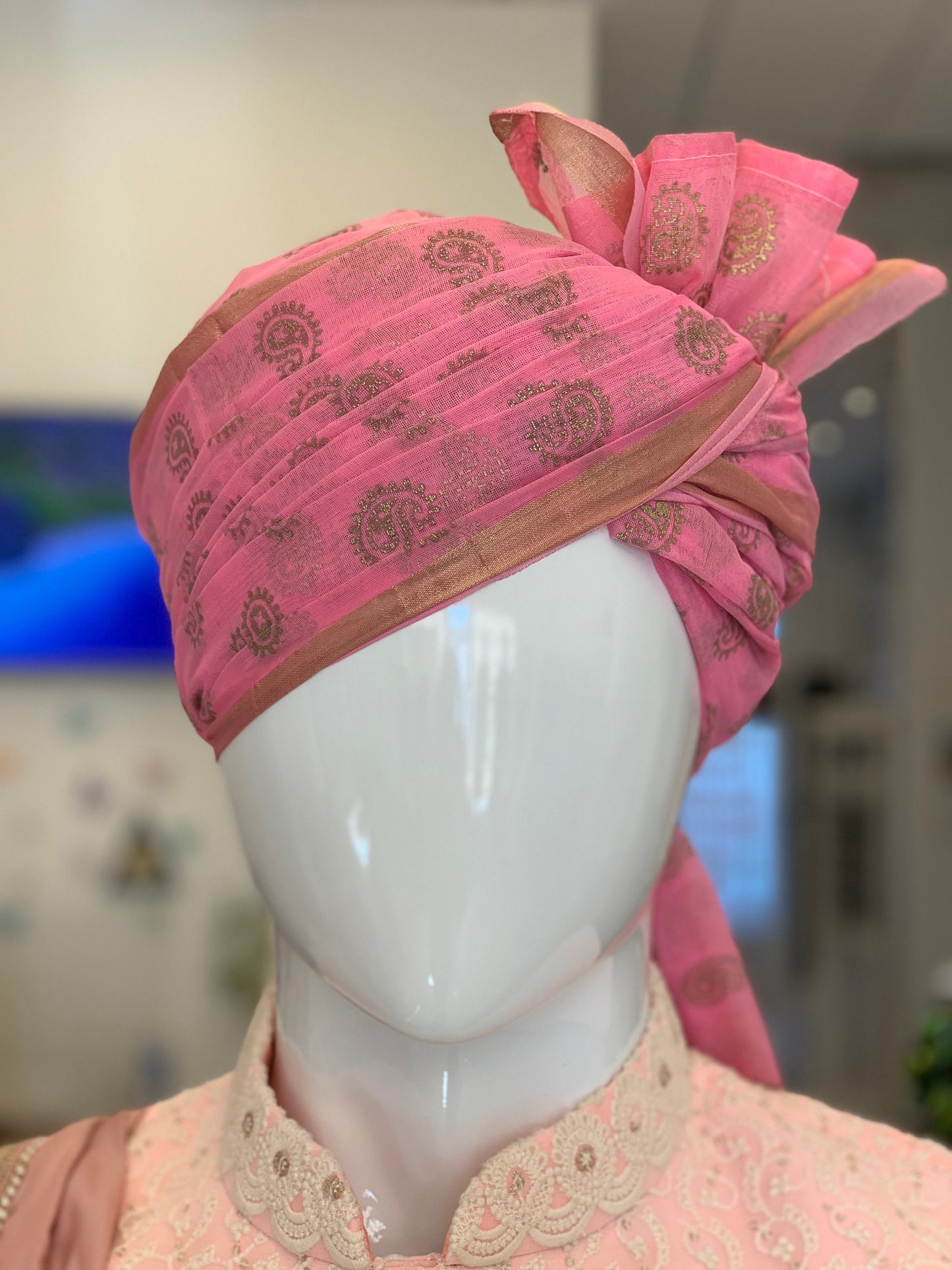 Indian Wedding- Men's Traditional Turban/Safa/Pagdi/Pheta (Cloth/fabric) for Barati/Groom/Social Occasion