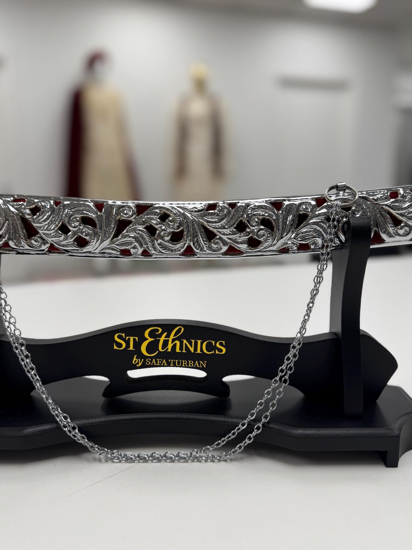 Indian Wedding Decorative Sword/Kirpan- Silver Sword with Silver work handle/For wedding purpose/Indian Rajput Wedding Sword