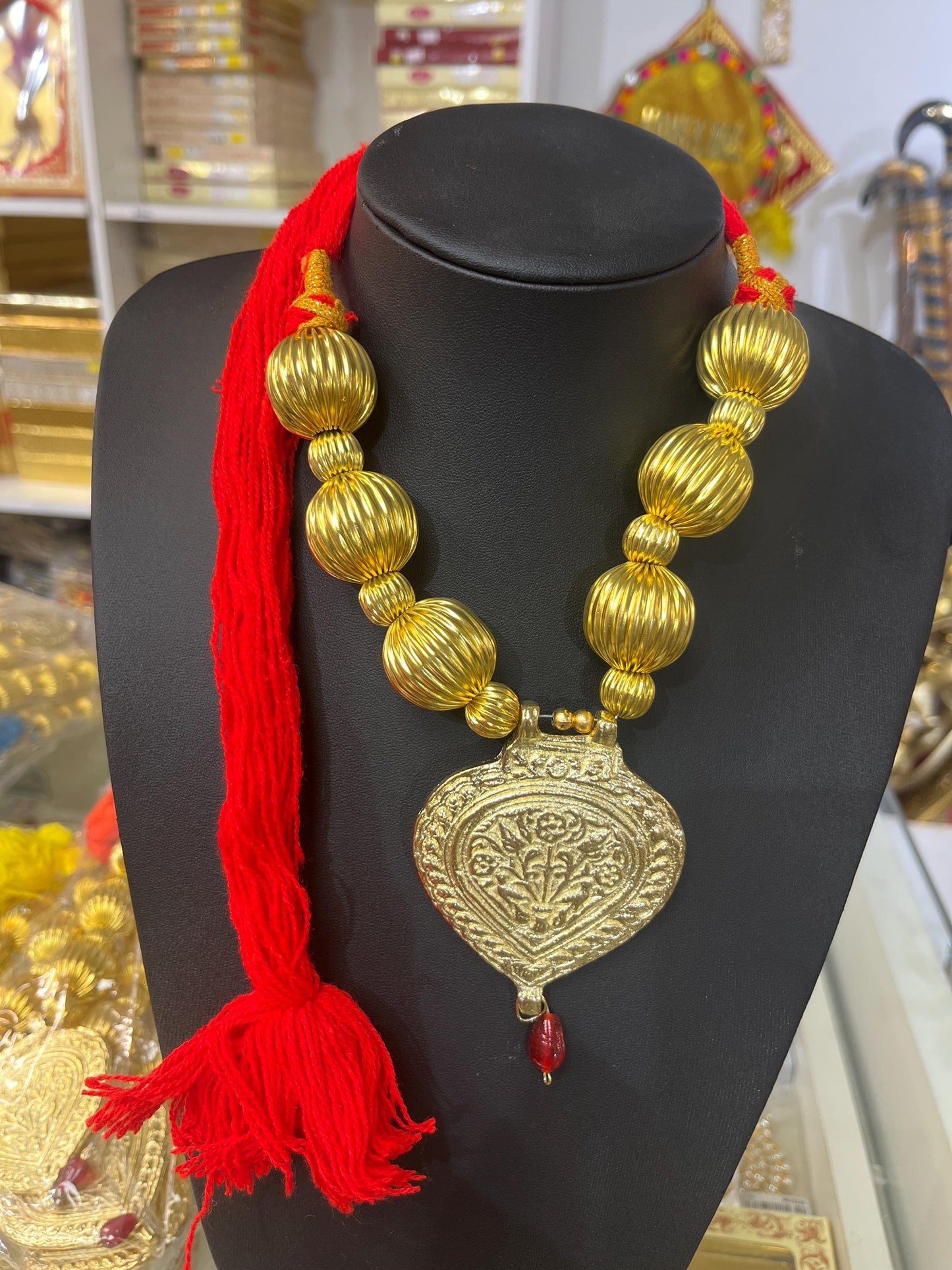 Kaintha Pendant Necklace (Punjabi Folk Cultural Bhangra/ Giddha)