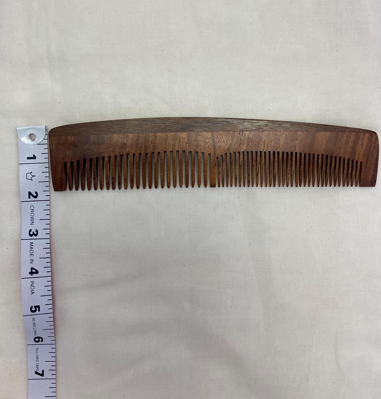 Pure Wood Comb- Wood Colour (Brown) II For Women/Men/Kids | Non-static | Eco-Friendly