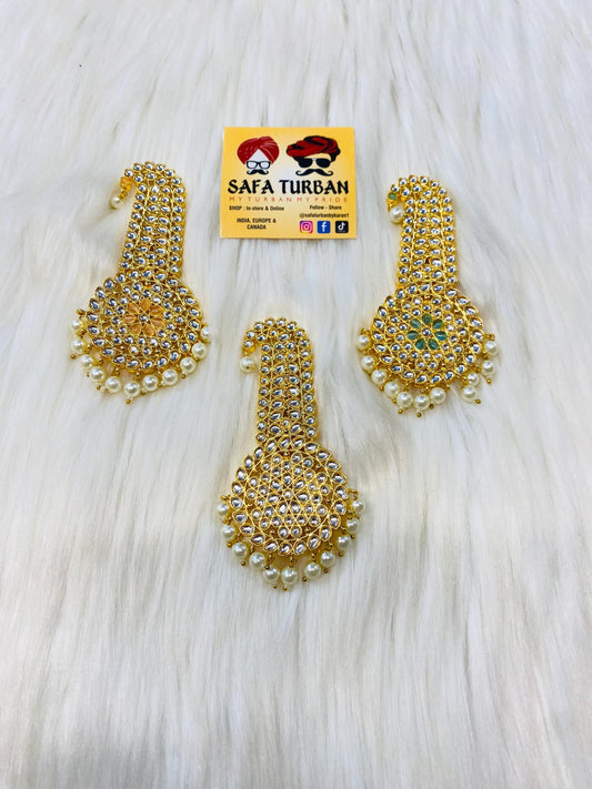 Indian Groom Wedding Accessories-  Kalangi/Kalgi for Men's Safa/Groom Pagdi