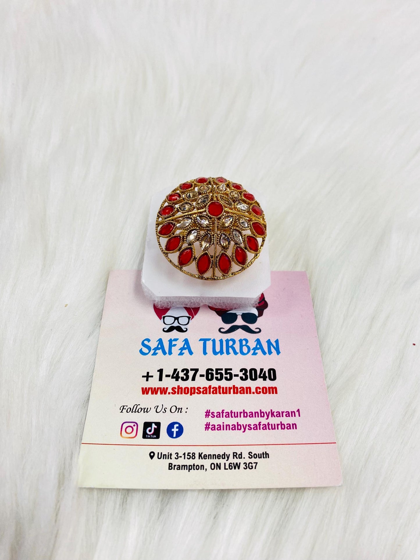 Traditional  Round Multicolored Ring For Women and Girls