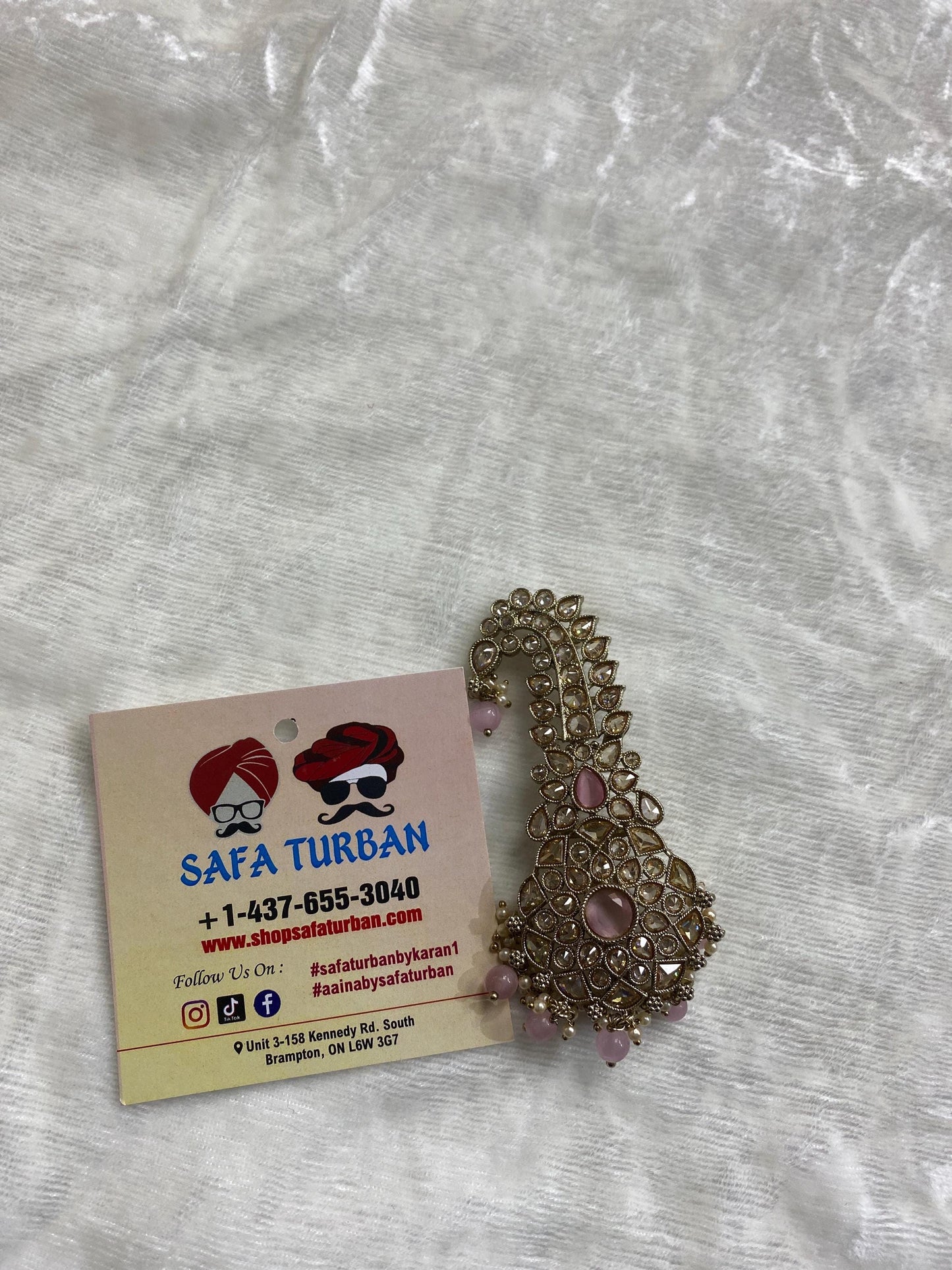Indian Groom Wedding Accessories-  Kalangi/Kalgi for Men's Safa/Groom Pagdi( light golden,maroon,blue,green,purple,pink)