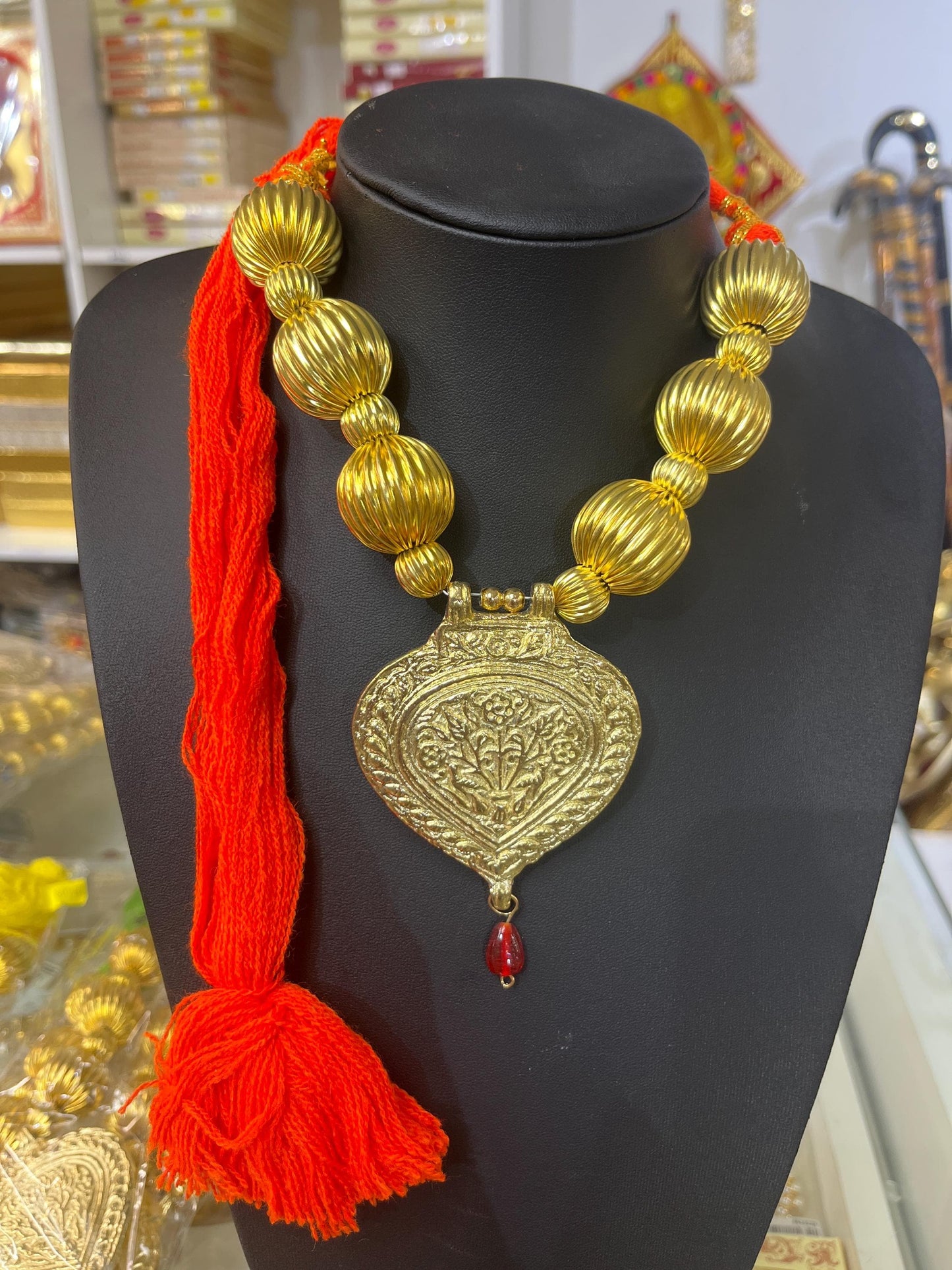 Kaintha Pendant Necklace (Punjabi Folk Cultural Bhangra/ Giddha)