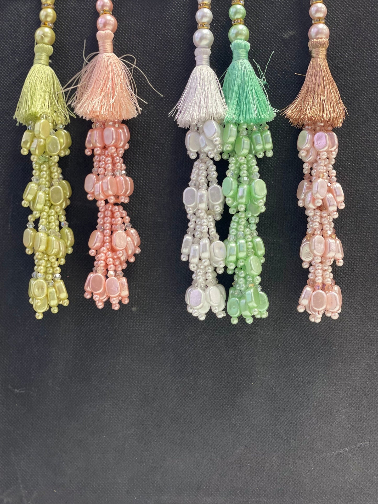 Fashion Handmade Latkan, Stylish Heavy Long for Lehenga, Chunni Border, Hanging Latkan for Lehenga