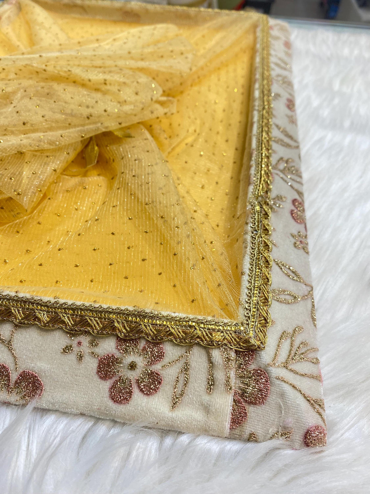 Decorative Wedding Tray/Trousseau Tray/Gifting Tray/Packing Tray