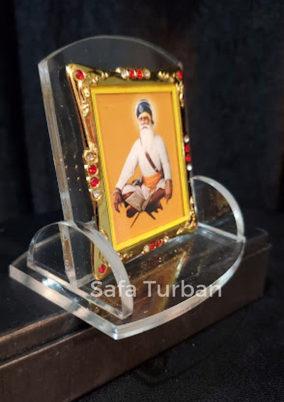 Car Dashboard Rectangular Shape Acrylic Showpiece, Religious Idol Statue for Mandir, Office & Home Décor